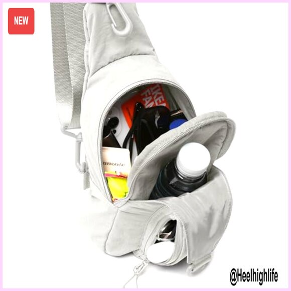 Lightweight Waterproof Sling Backpack with Adjustable Strap for Travel Hiking
